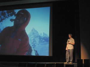 Steve House in Fairbanks presenting his Slideshow